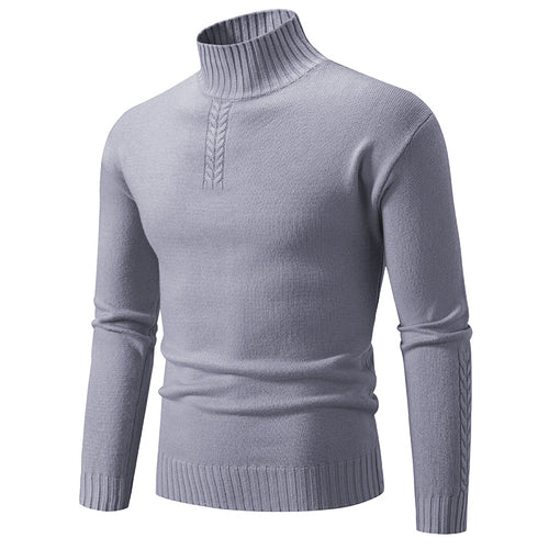 Herren Rollkragenpullover aus grobem Strick Drune