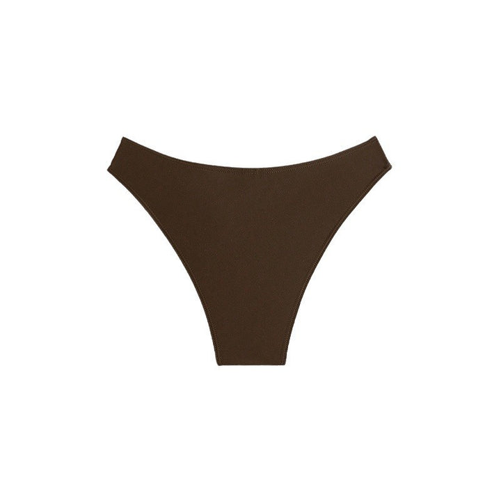 Damen Hochgeschnittener Bikini mit perlenverzierten Details Drune