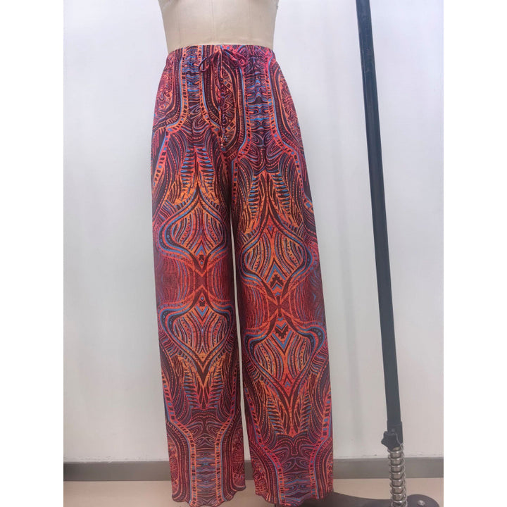 Damen Strandhose mit modischem Zebra-Muster Drune