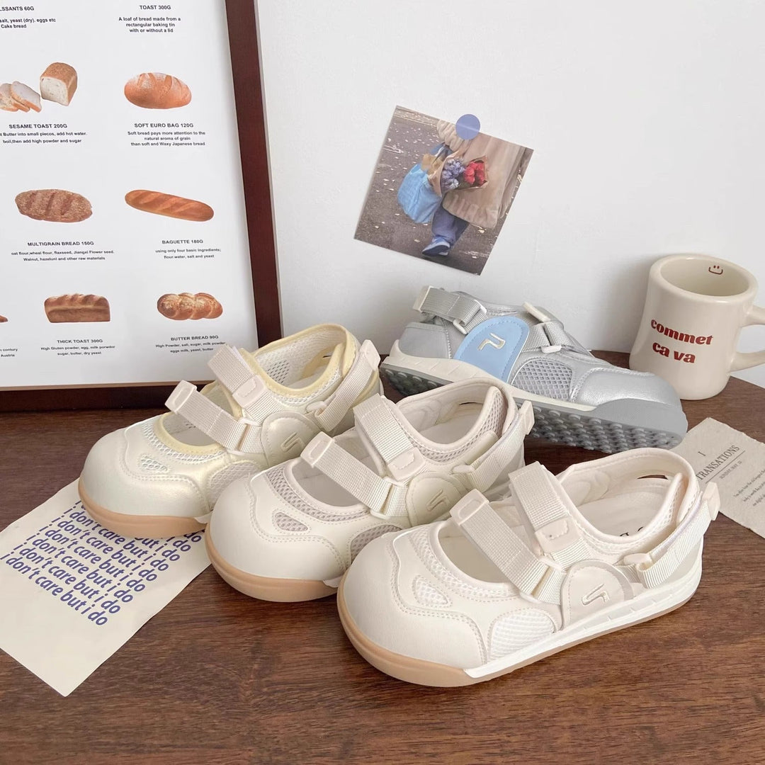 Damen Komfortable Sneaker mit rutschfestem Klettverschluss und atmungsaktivem Obermaterial Drune