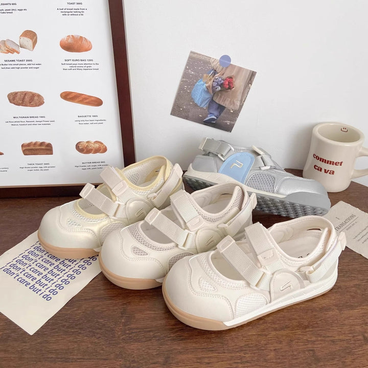 Damen Komfortable Sneaker mit rutschfestem Klettverschluss und atmungsaktivem Obermaterial Drune
