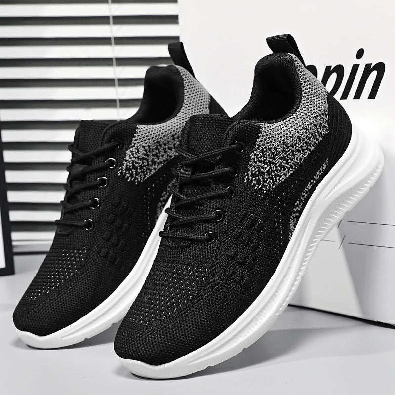 Damen nan atmungsaktive Strick-Walking-Sneaker mit sockenähnlichem Schaft, gepolsterter Fersenstütze und flexibler Leichtlaufsohle Drune