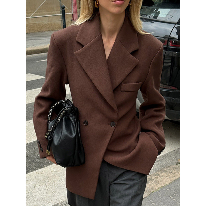 Damen eleganter Oversize-Blazer Drune