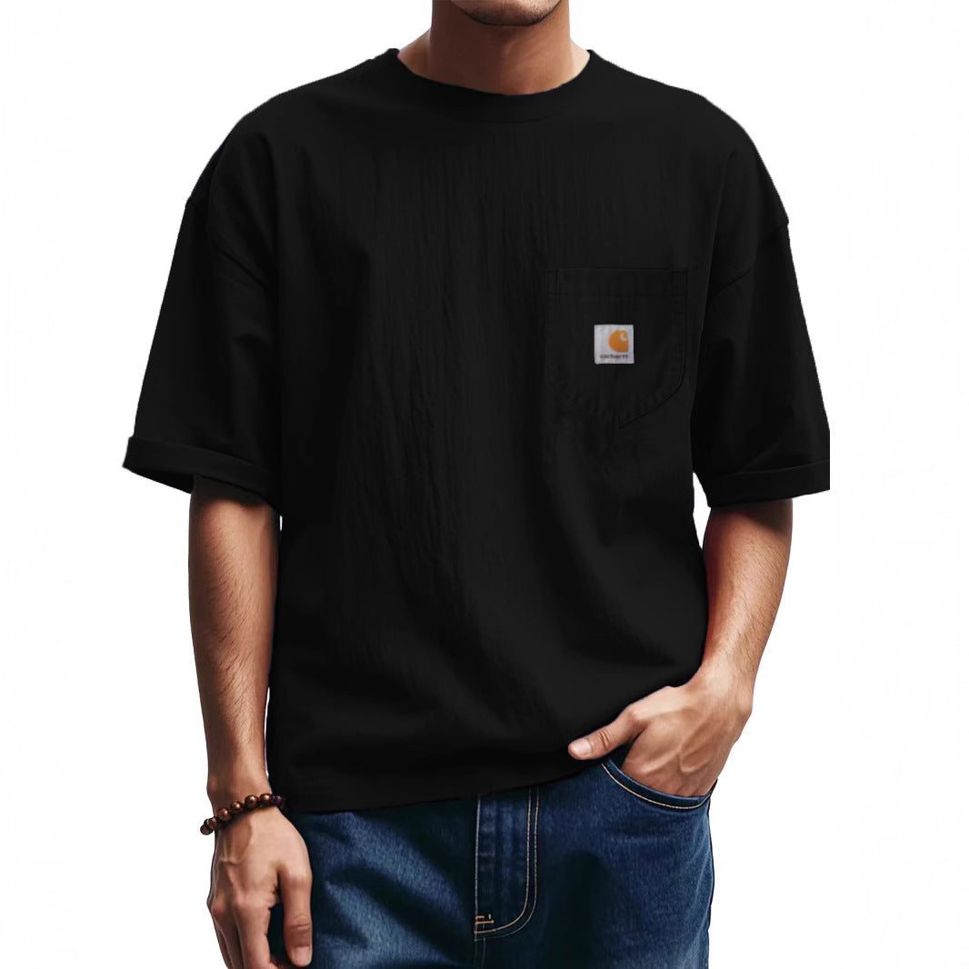 Herren Relaxed Fit Pocket T-Shirt Drune