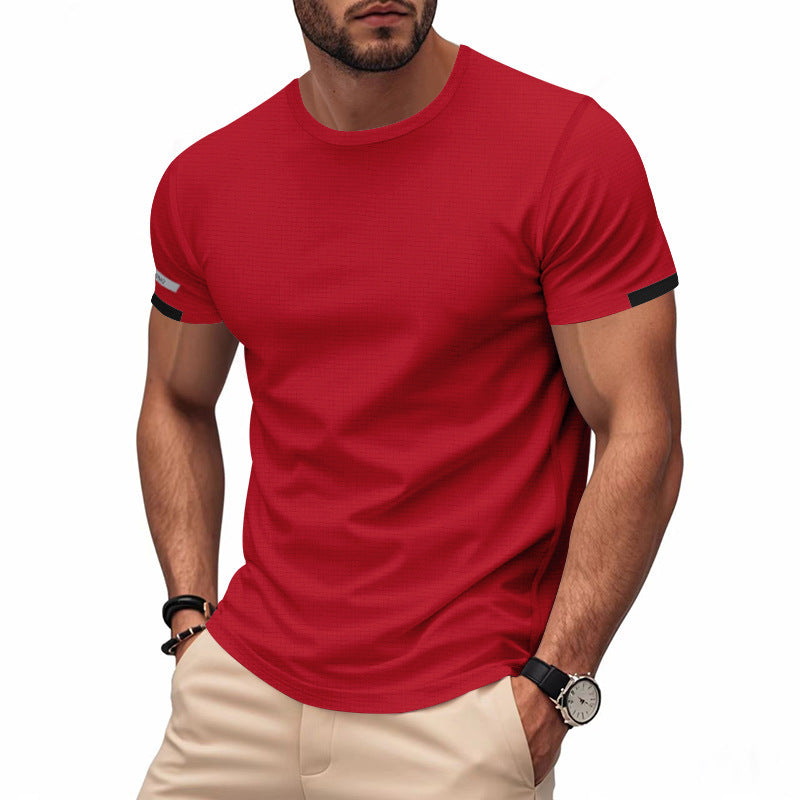 Herren Funktions-T-Shirt mit atmungsaktivem Design und reflektierenden Details Drune