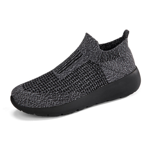 Unisex nan nahtloser Sockensneaker mit atmungsaktiver dreidimensionaler Strickkonstruktion und stoßdämpfender Flexsohle Drune