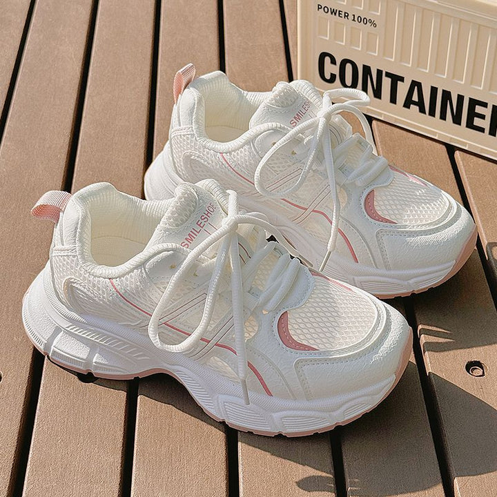 Damen Sportliche Mesh-Sneaker mit hochdämpfender Laufsohle und atmungsaktiver Obermaterialstruktur Drune