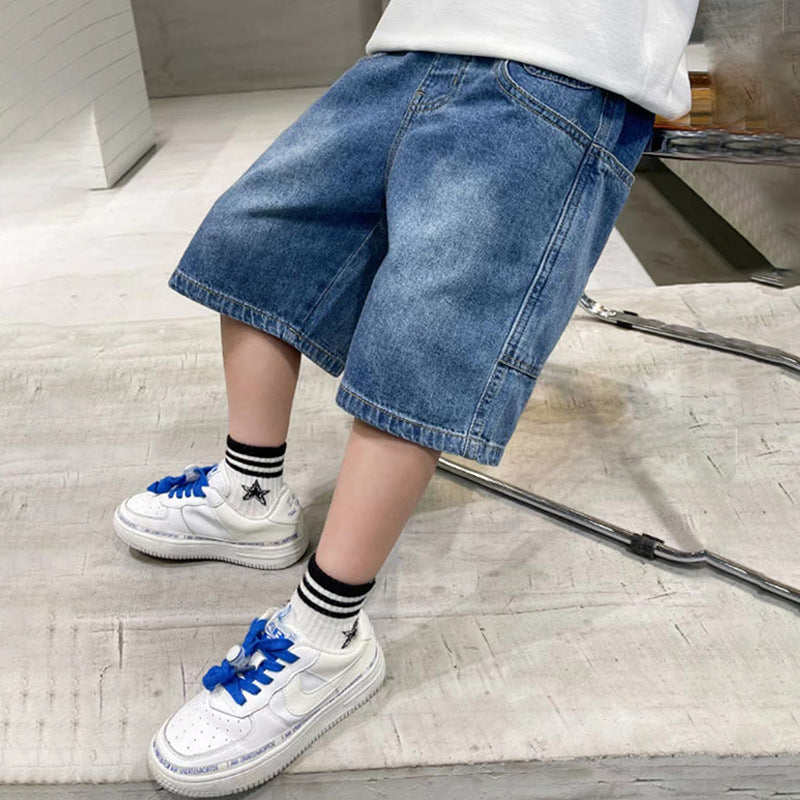 Jungen lässige Denim-Shorts mit praktischen Taschen Drune 1784086487
