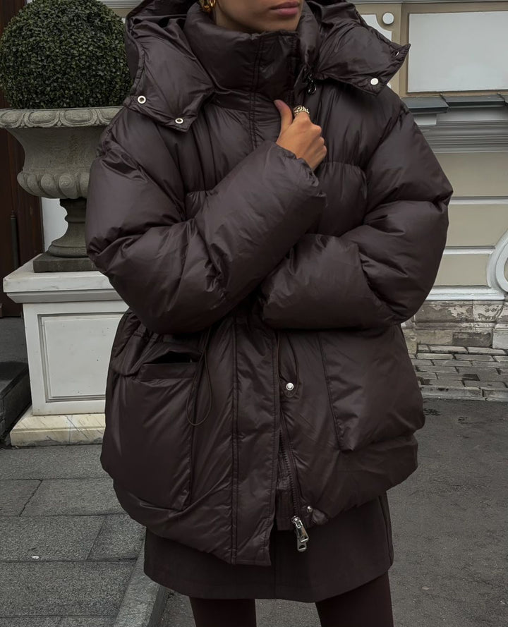 Damen warme Steppjacke Drune