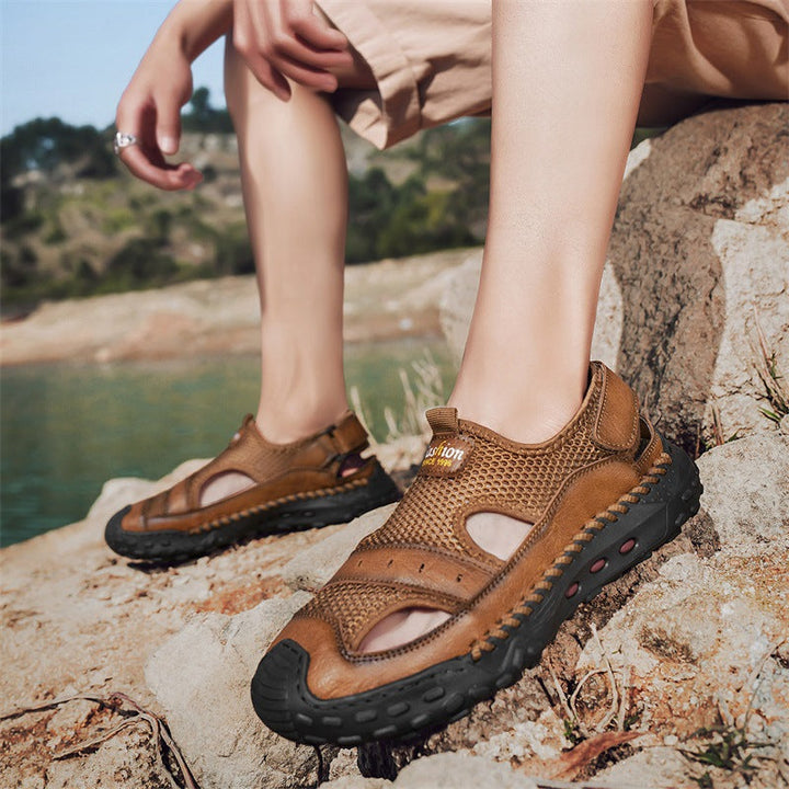 Damen ergonomische Outdoor-Sandalen mit atmungsaktivem Obermaterial Drune