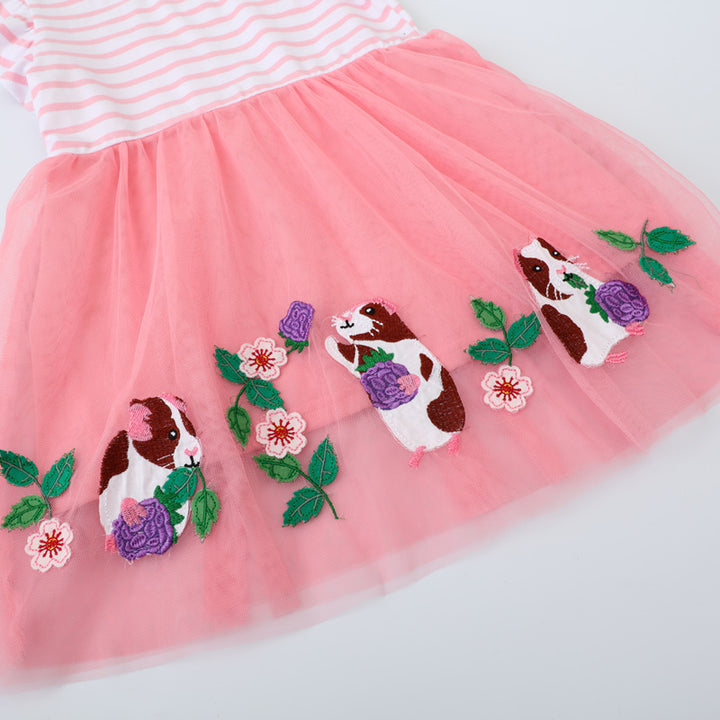 Mädchen Tüllkleid mit verspieltem Design Drune