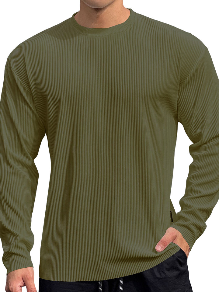 Herren Feinstrickpullover mit strukturiertem Rippenmuster Drune
