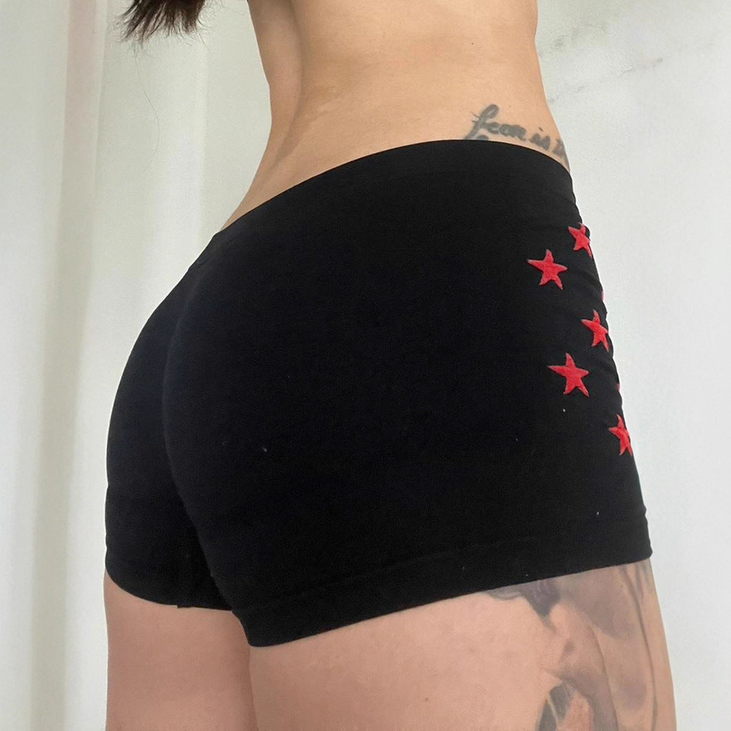 Damen Komfortable Boxershorts mit patriotischem Design Drune