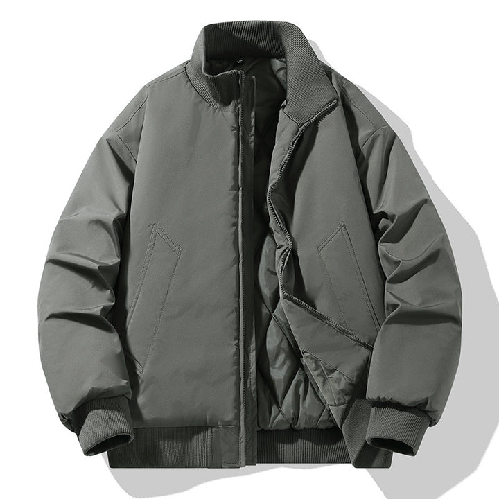 Herren modische Steppjacke mit hohem Kragen Drune