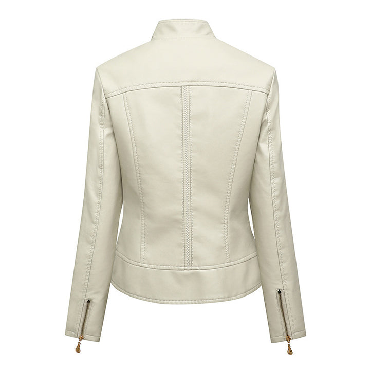 Damen hautenge Kunstlederjacke Drune