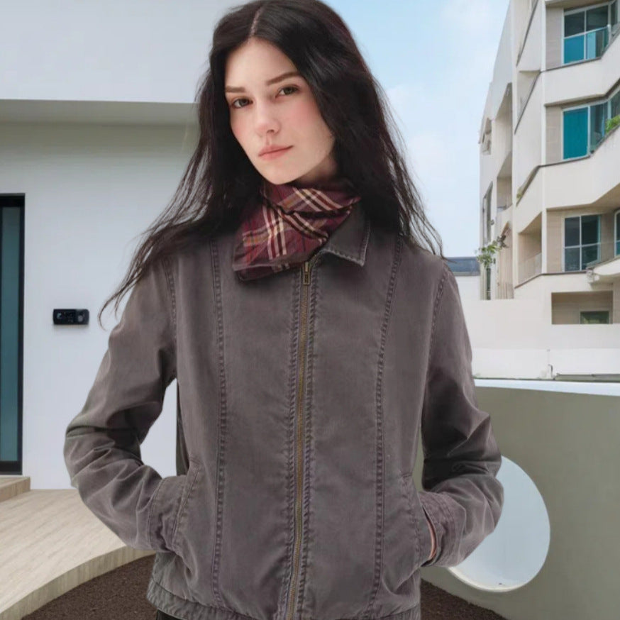 Damen Freizeitjacke mit lässigem Schnitt und praktischen Taschen Drune
