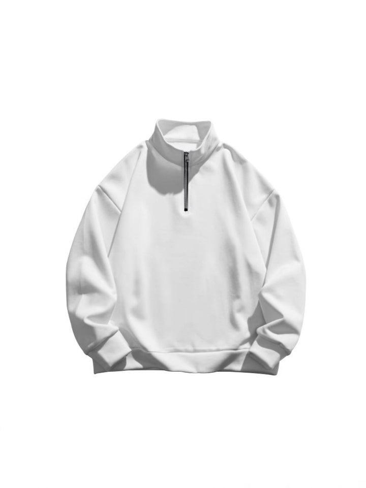 Damen Sweatshirt mit Stehkragen und Reißverschluss Drune