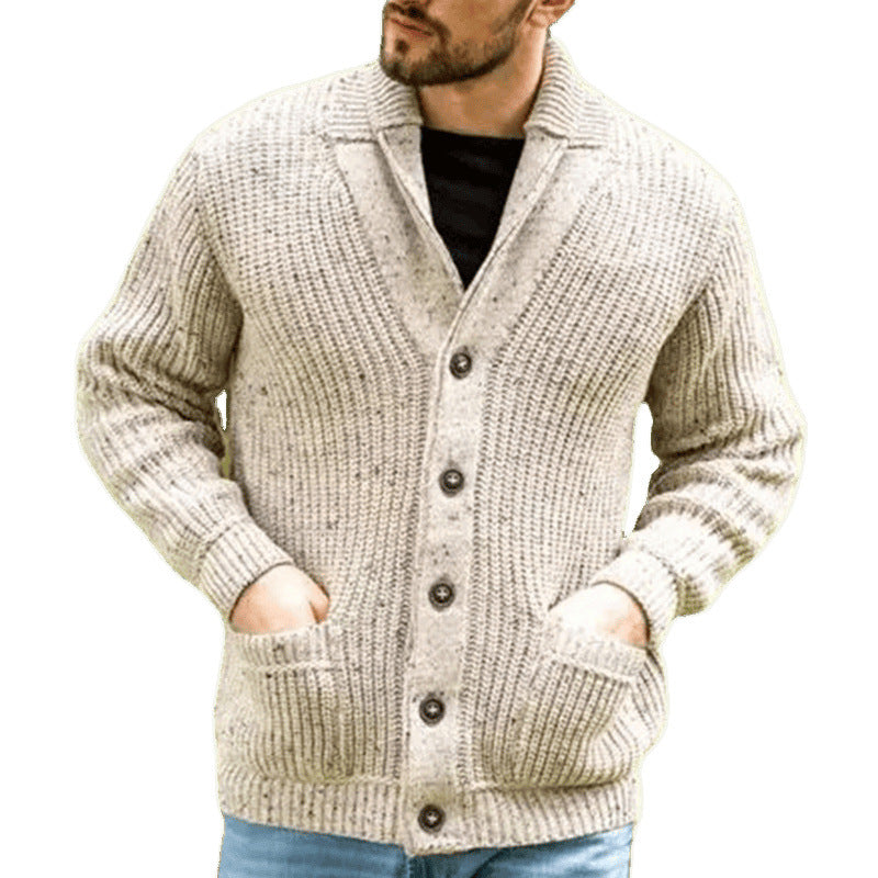 Herren Strickjacke mit modernem Schnitt und praktischen Taschen Drune
