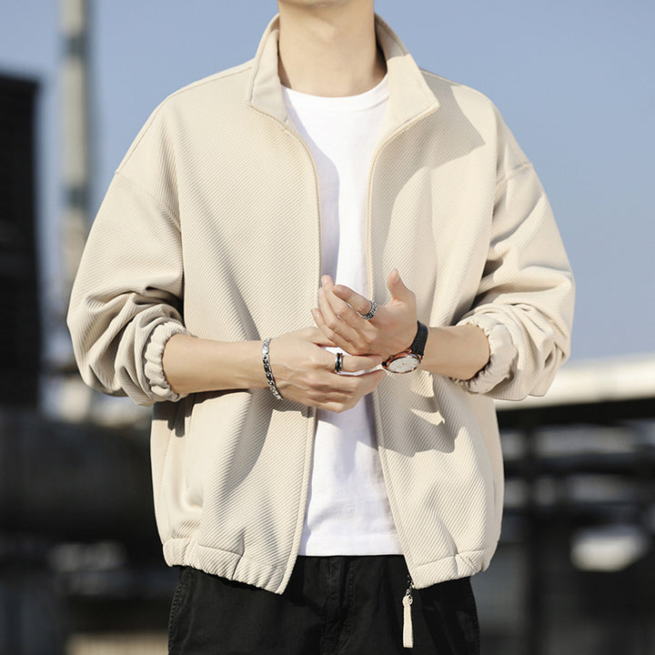Herren lässige Übergangsjacke mit atmungsaktivem Stoff und modernem Design Drune