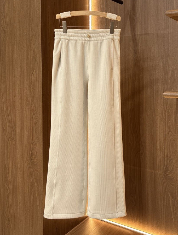 Damen Weit geschnittene, elastische Lounge-Hose Drune
