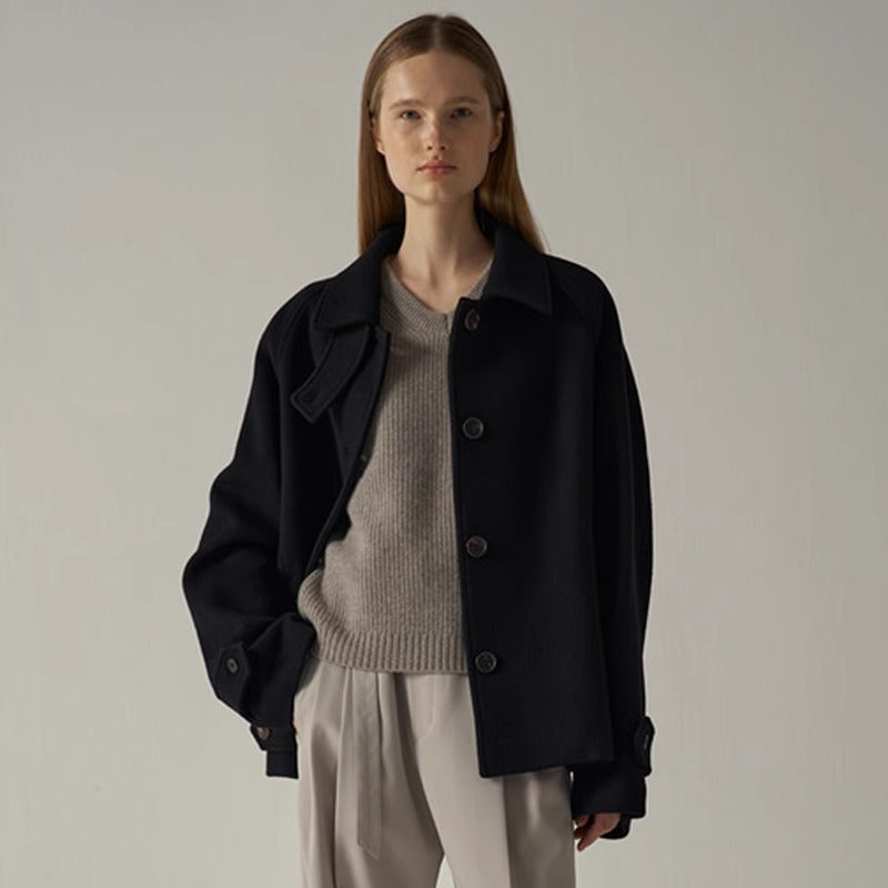 Damen Oversized Wolljacke Drune