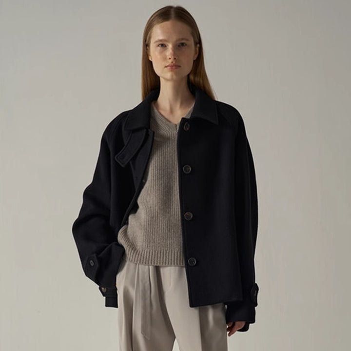 Damen Oversized Wolljacke Drune
