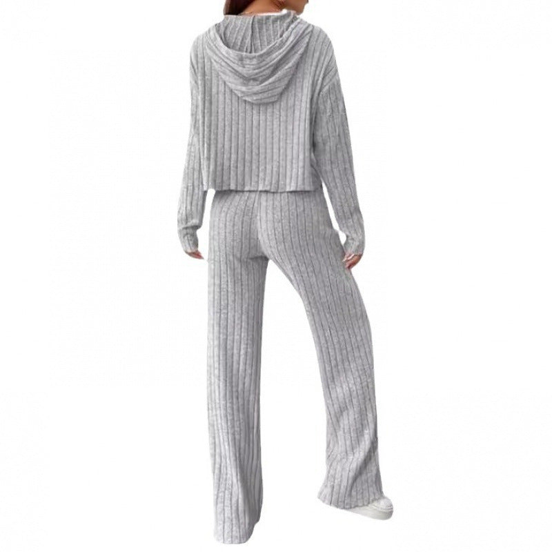 Damen lässiger Strickanzug Drune