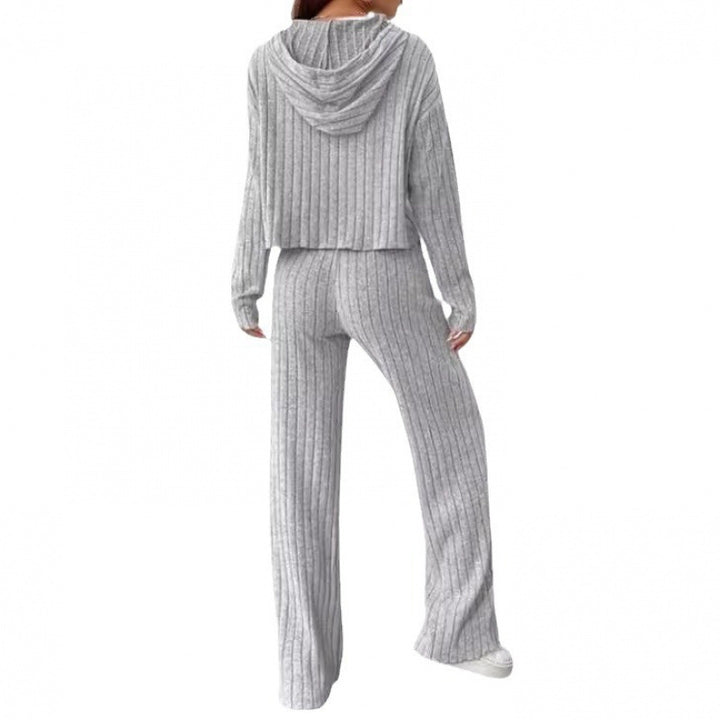 Damen lässiger Strickanzug Drune