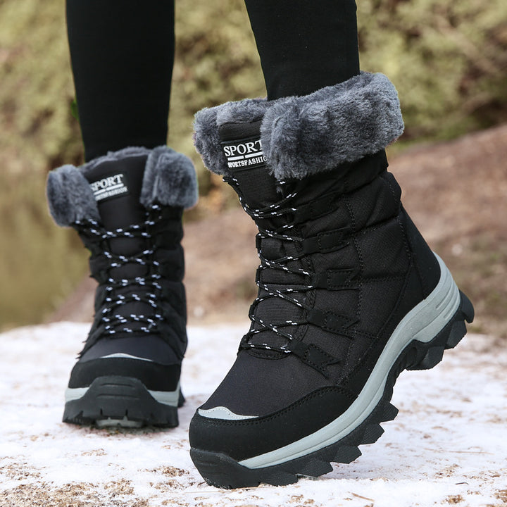 Damen Thermo-Winterstiefel mit isolierendem Innenfutter und rutschfester Sohle Drune