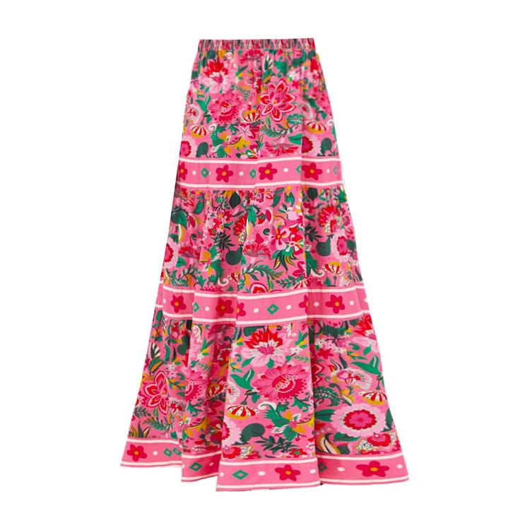 Damen Floral Motive Badeanzug mit verspieltem Trägerdesign Drune