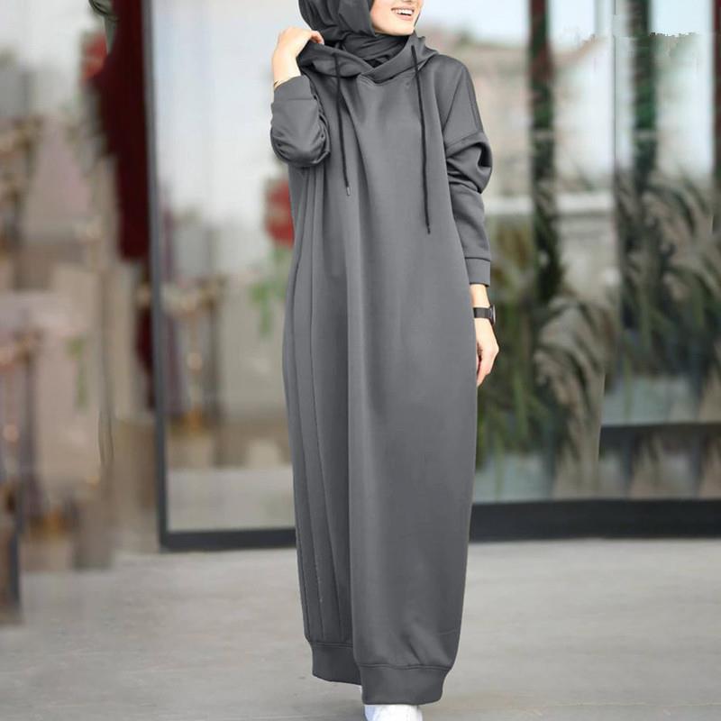 Damen Modischer Hoodie-Jumpsuit mit strukturiertem Schnitt und seitlichen Taschen Drune