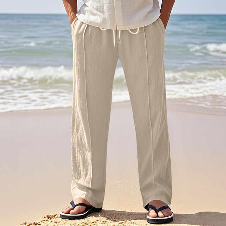 Herren Freizeithose mit elastischem Bund und seitlichen Taschen Drune