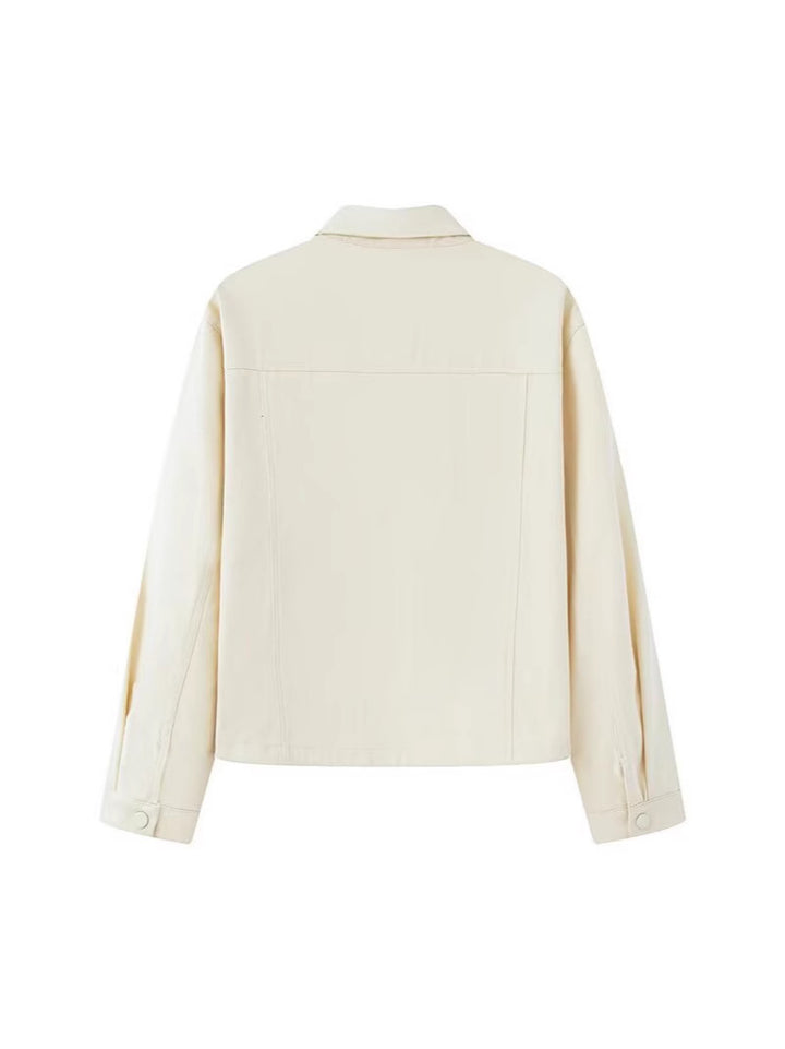 Damen modische Utility-Jacke mit großen Taschen und trendigem Schnitt Drune