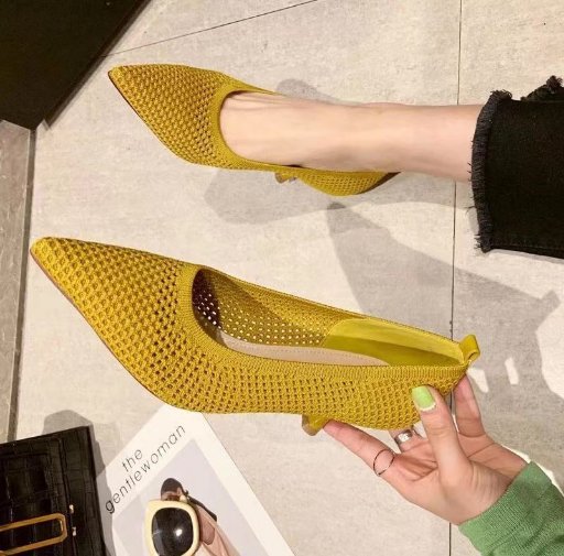 Damen elegante Spitzen-Pumps mit perforiertem Obermaterial Drune