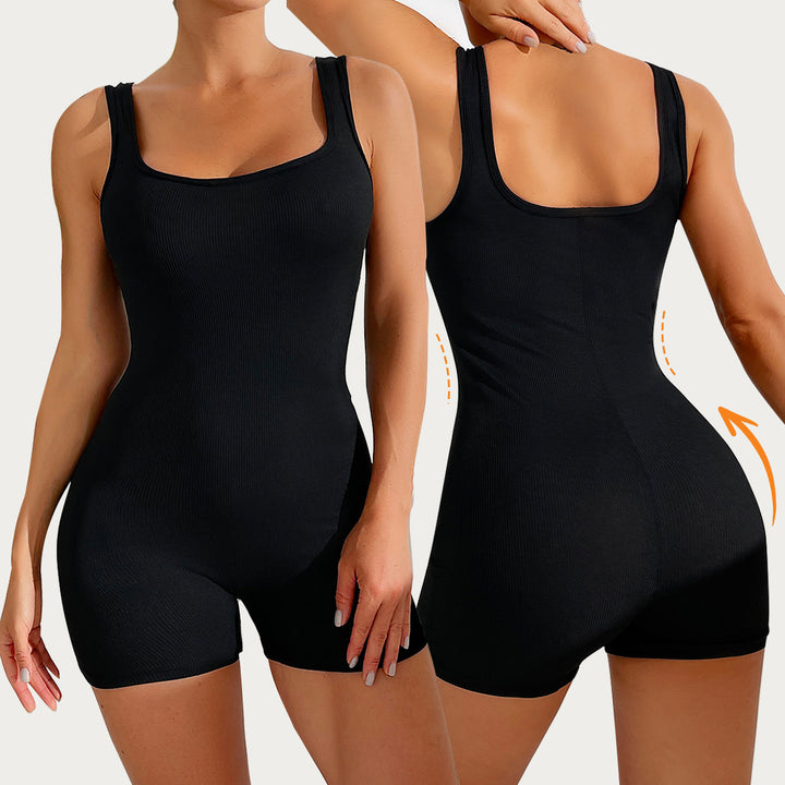 Damen Figurformender Jumpsuit Drune