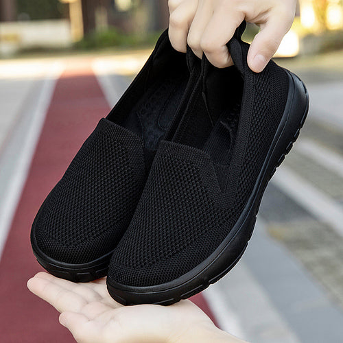 Damen nan nahtloser Strick-Slipper mit ergonomischer Fußbettenkontur und stoßabsorbierender Leichtlaufsohle Drune