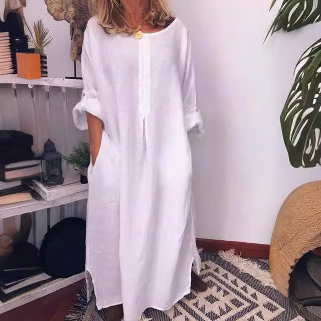 Damen Leichtes Sommerkleid Drune