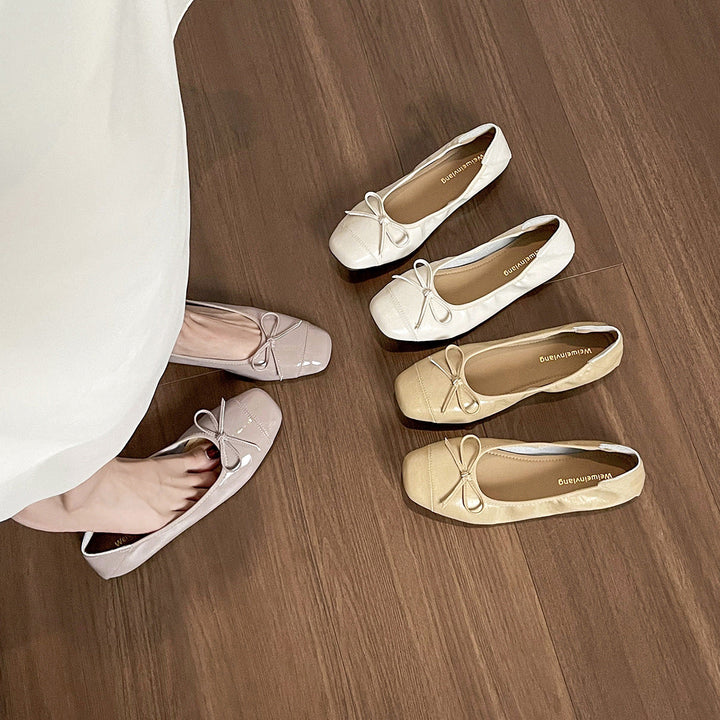 Damen Ballerinas mit zartem Schleifendetail und komfortablem Innenfutter Drune