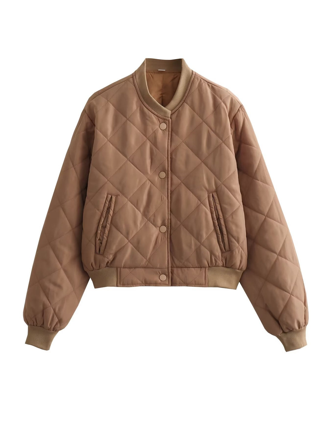 Damen gesteppte Übergangsjacke mit modernem Schnitt und praktischen Taschen Drune