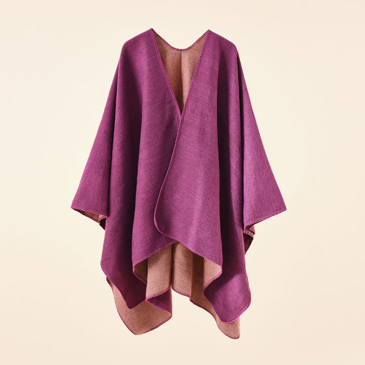 Damen Strickponcho mit asymmetrischem Schnitt und hoher Warmhaltefunktion Drune