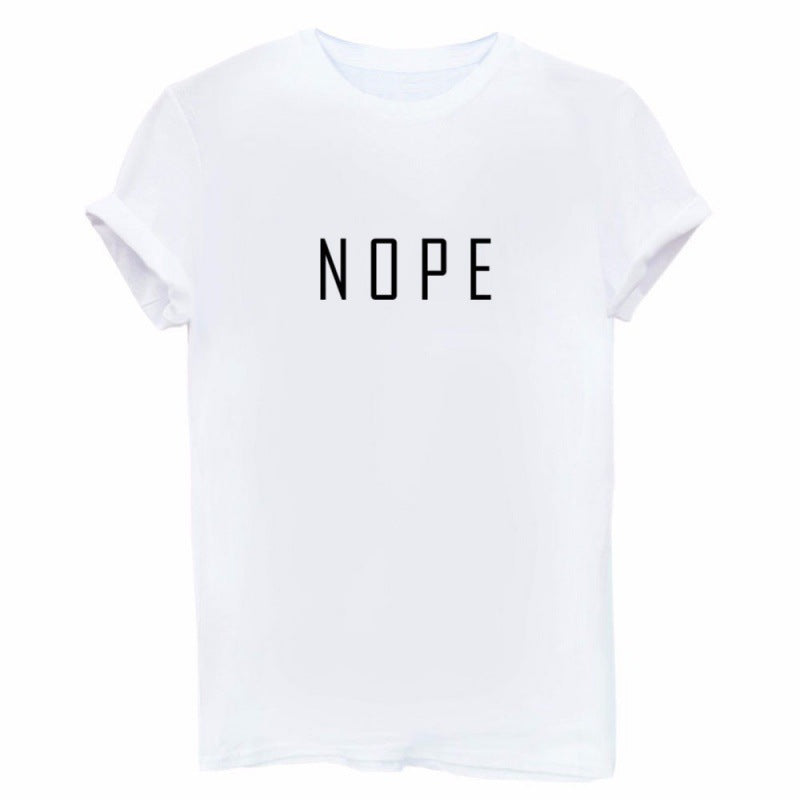 Damen T-Shirt mit modernem auffälligem Schriftzug Drune