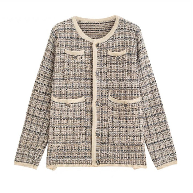 Damen Strickjacke mit elegantem Design und praktischen Taschen Drune