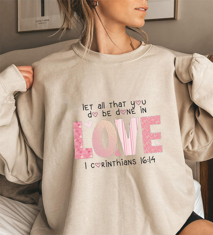 Damen Sweatshirt mit inspirierendem Druck und bequemer Passform Drune