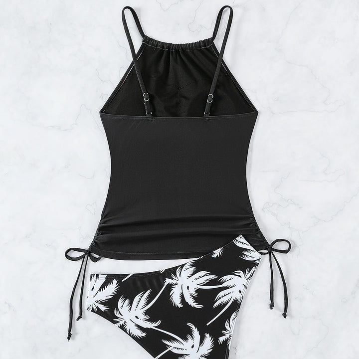 Damen Tankini mit elegantem Palmenmotiv Drune