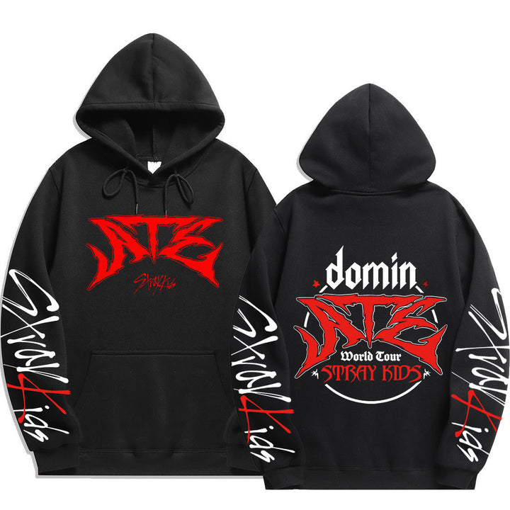 Damen Kapuzenpullover mit auffälligem grafischen Design Drune