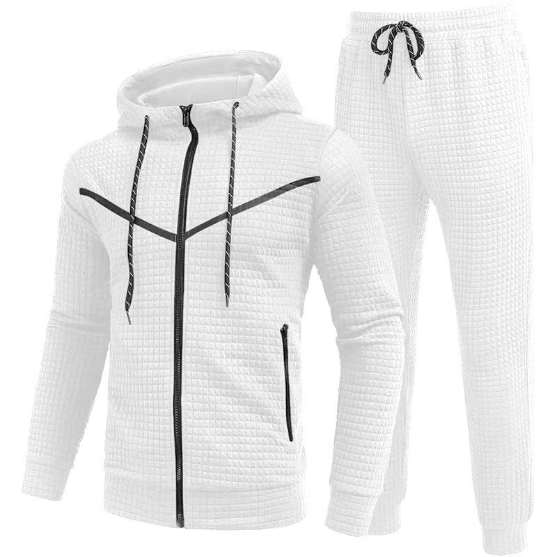 Herren Fleece-Jogginganzug mit strukturiertem Design Drune