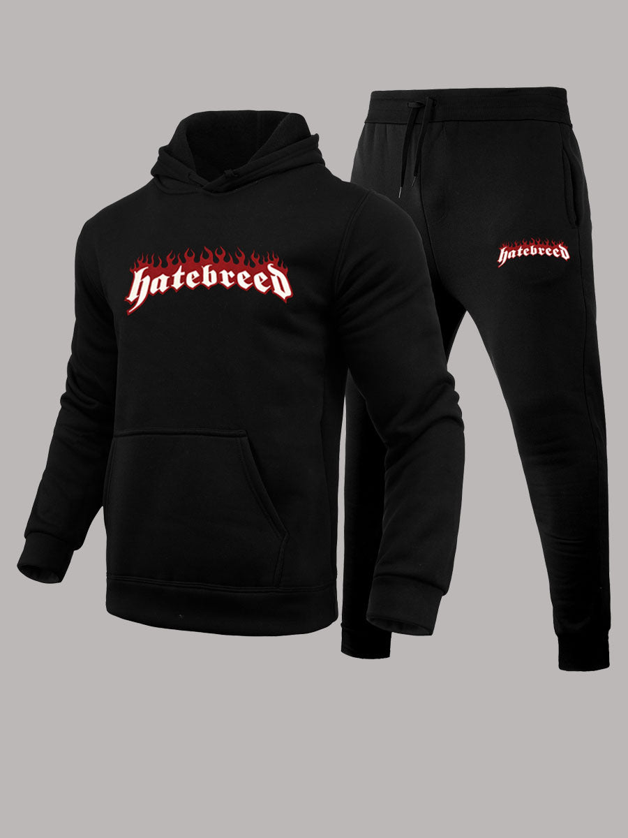 Damen Hoodie und Jogginghose Set mit auffälligem Logo und bequemer Passform Drune