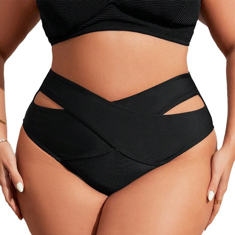 Damen High-Waist Bikiniunterteil mit innovativen Cut-Out-Details Drune