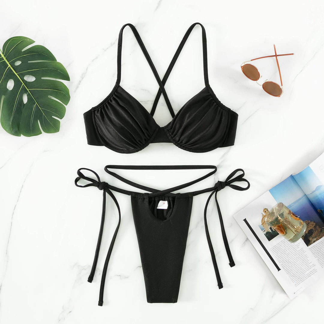 Damen Triangel-Bikini mit innovativem Trägersystem und figurschmeichelndem Schnitt Drune