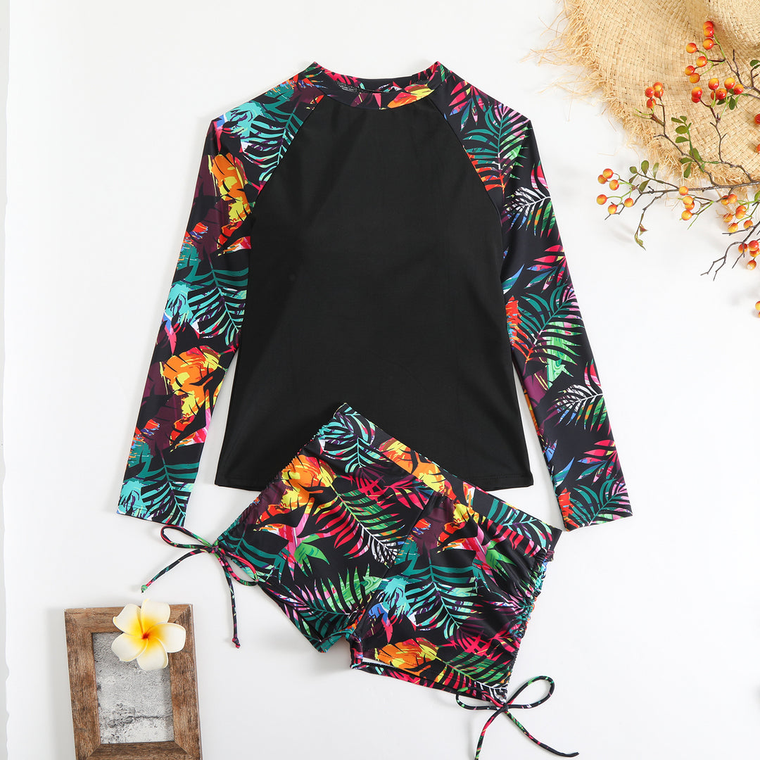 Damen UV-Schutz Rashguard mit Shorts Drune